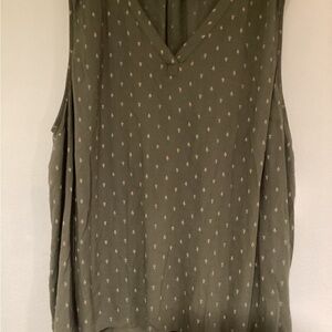 Women Size 4X Sonoma Sleeveless Flowy Summer Top Sleeveless NWT